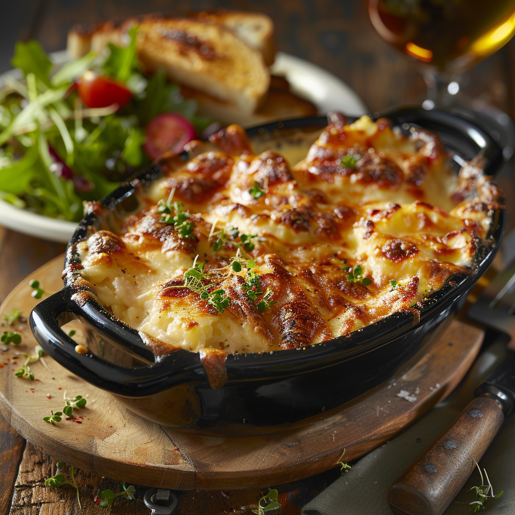 Gratin de fromages variés : Recette facile et savoureuse 2 Gratin de fromages variés