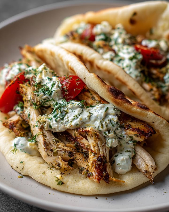 Gyros Poulet Méditerranéens