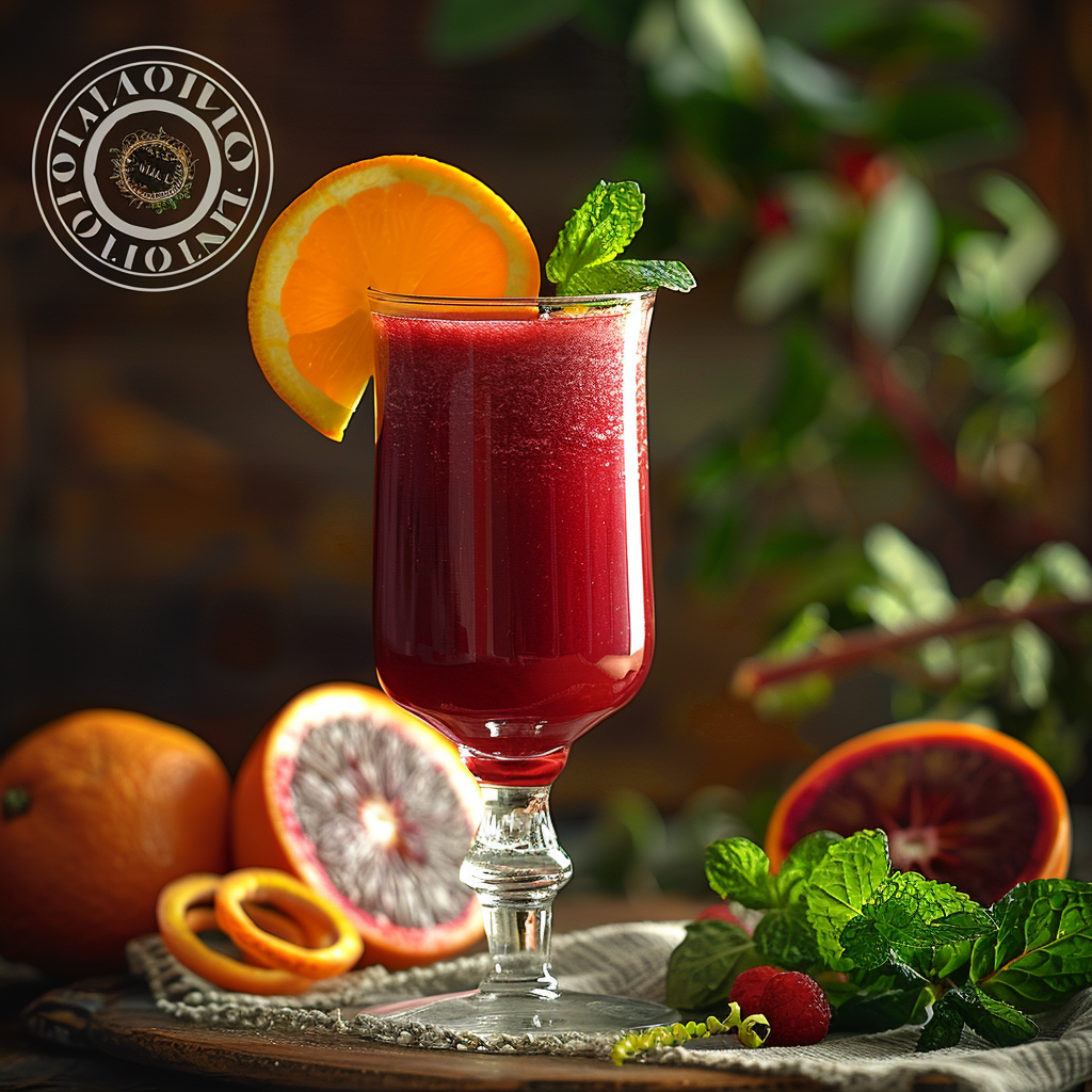 Jus betterave‑orange‑gingembre