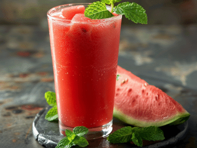 Jus pastèque‑menthe rafraîchissant : Recette facile et savoureuse