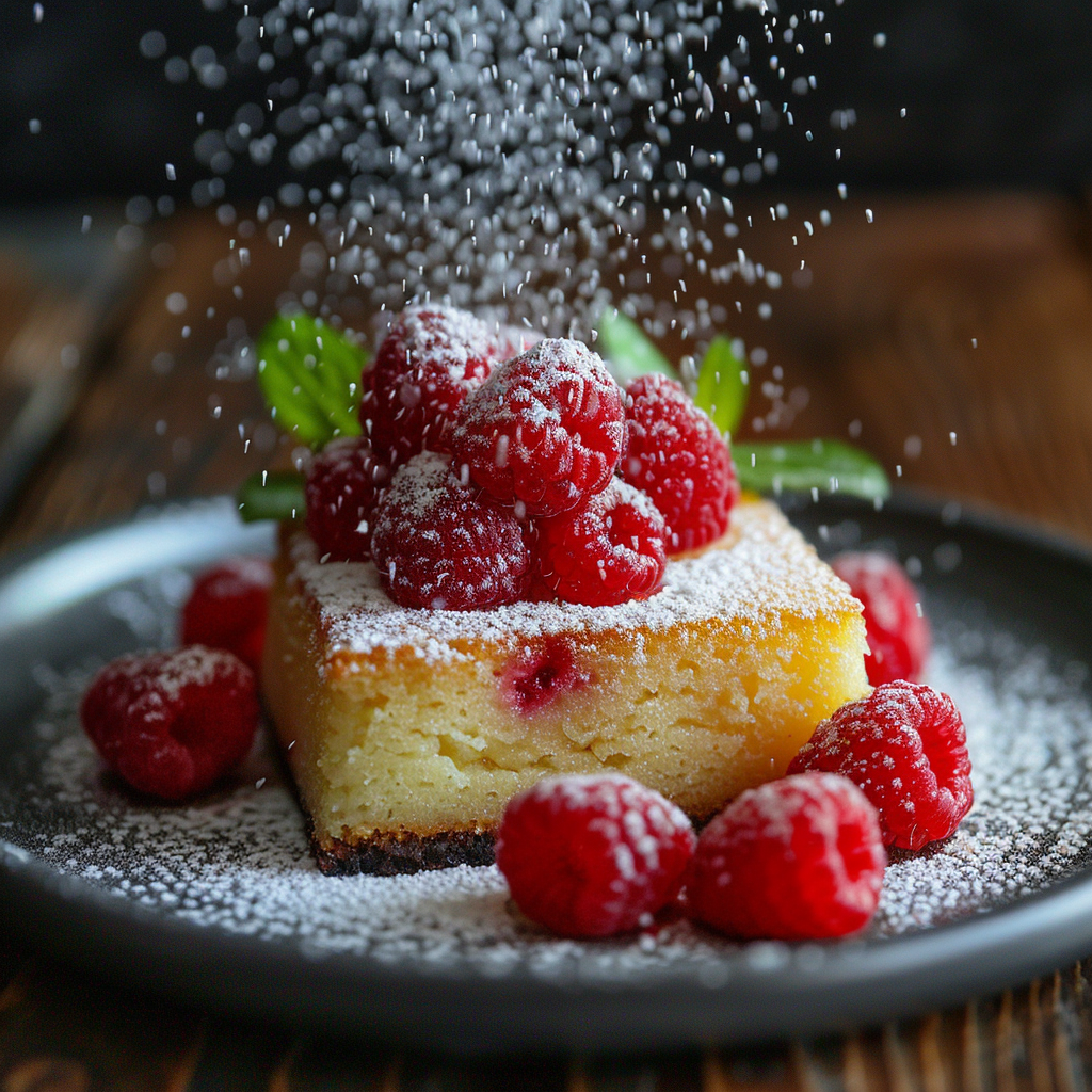 Moelleux citron‑framboise