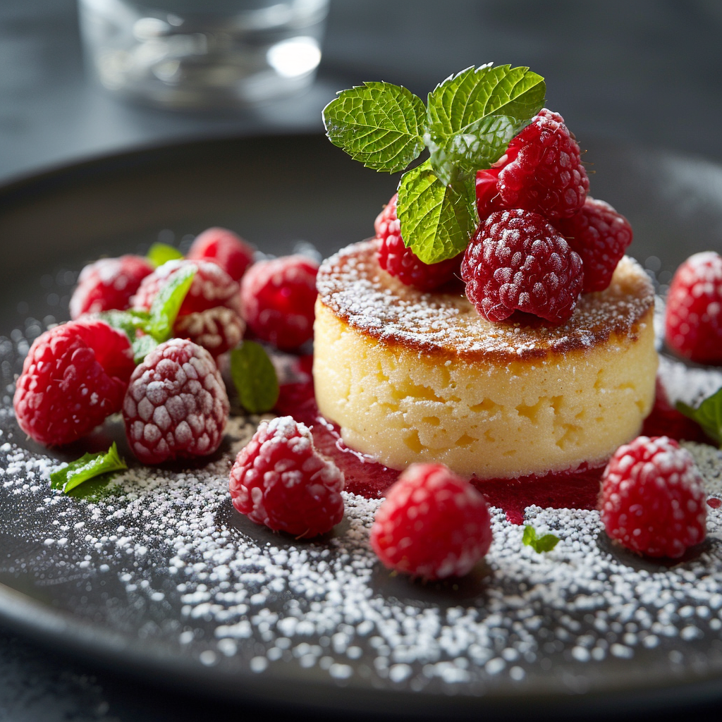 Moelleux citron‑framboise