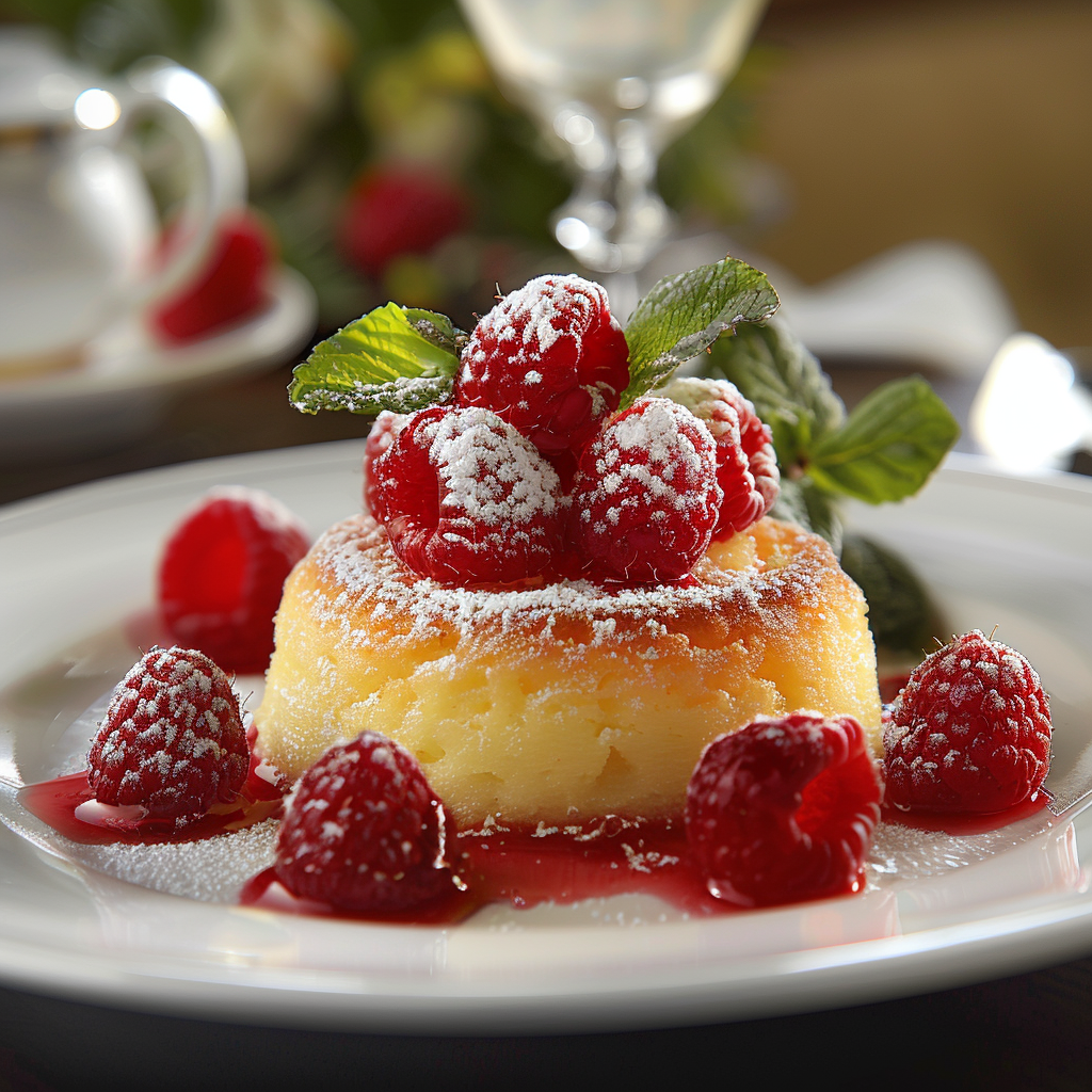 Moelleux citron‑framboise