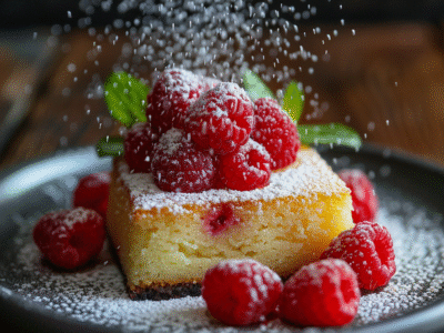 Moelleux citron‑framboise : La recette facile et savoureuse !
