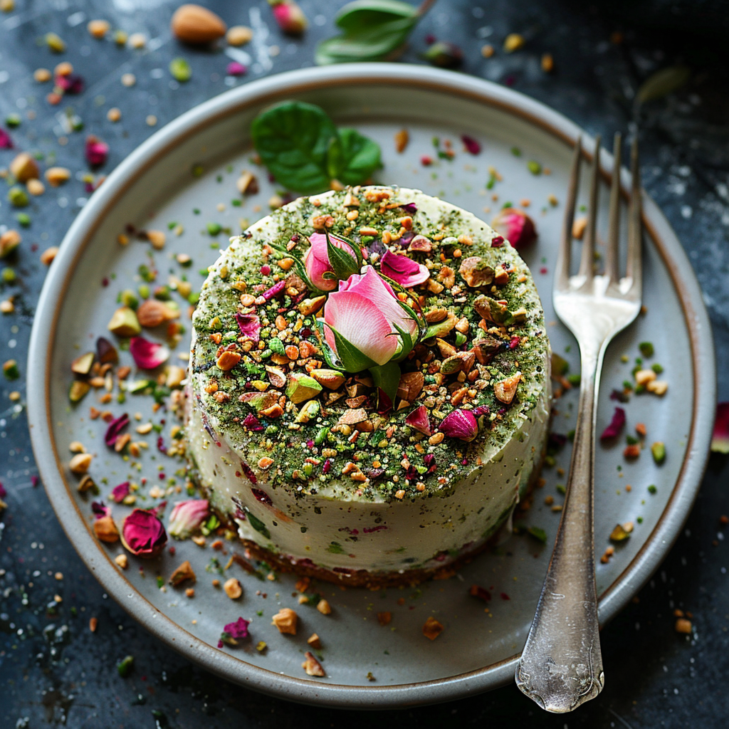 Moelleux pistache-rose : Recette facile et savoureuse 3 Moelleux pistache‑rose