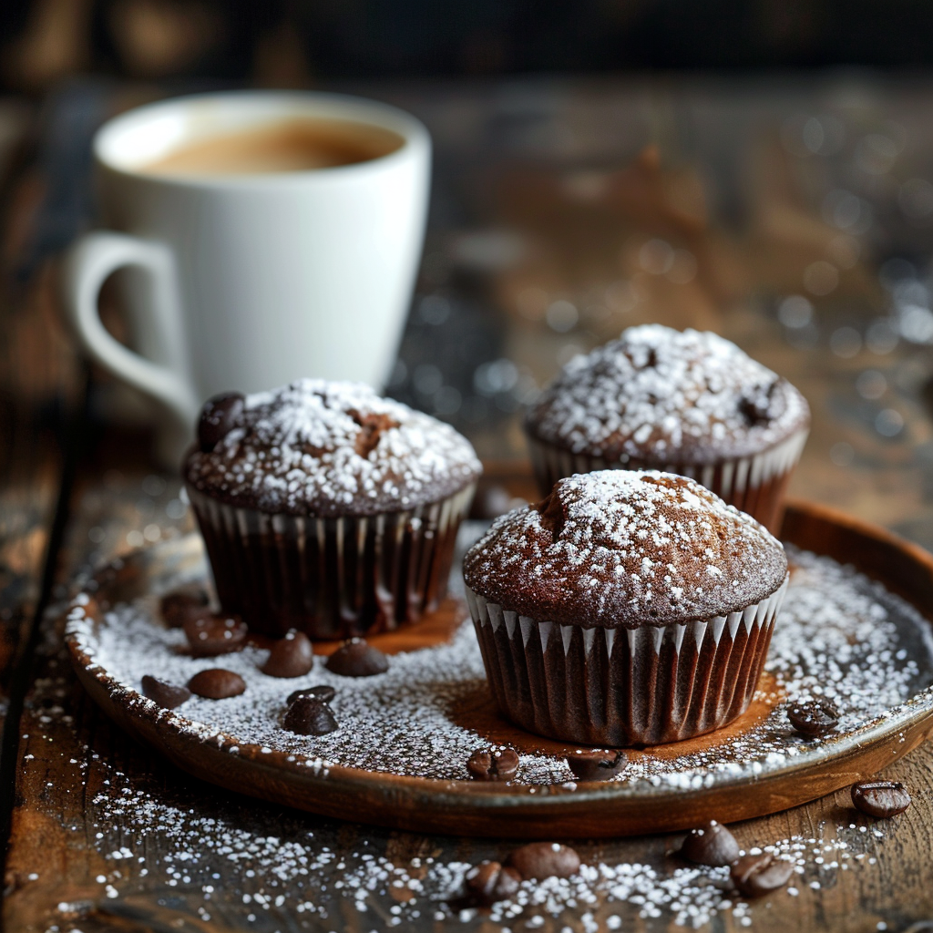 Muffins banane‑chocolat