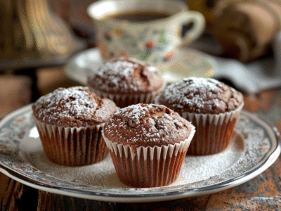 Muffins banane-chocolat : Recette facile et savoureuse