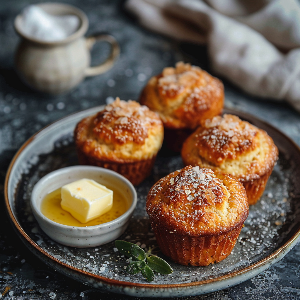 Muffins caramel-beurre salé : Recette facile et savoureuse 3 Muffins caramel‑beurre salé