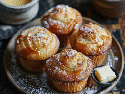 Muffins caramel-beurre salé : Recette facile et savoureuse