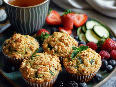 Muffins vegan à la courgette : Recette facile et savoureuse