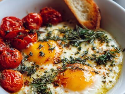 Œufs Feta Tomates : Recette Facile et Savoureuse