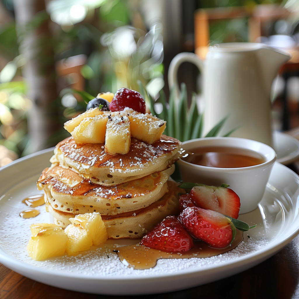Pancakes à la noix de coco