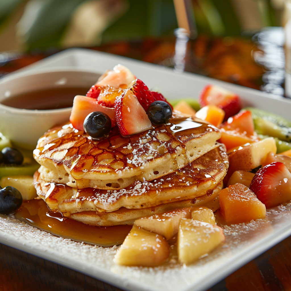 Pancakes à la noix de coco