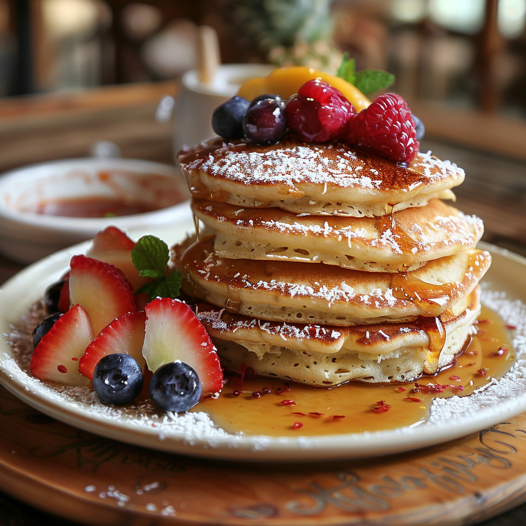 Pancakes à la noix de coco