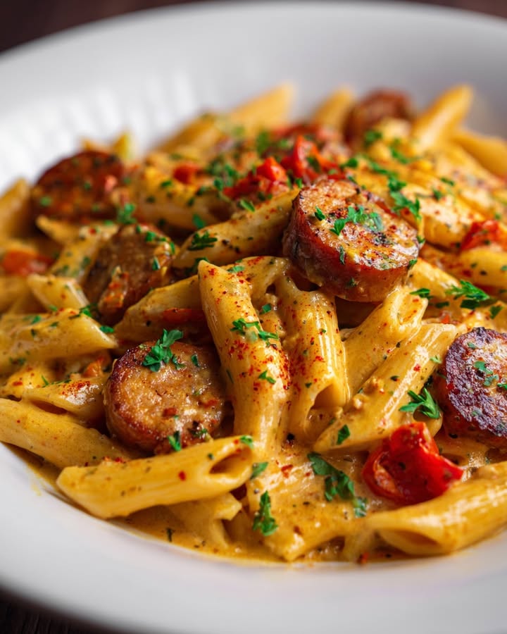 Pâtes Cajun Crémeuses