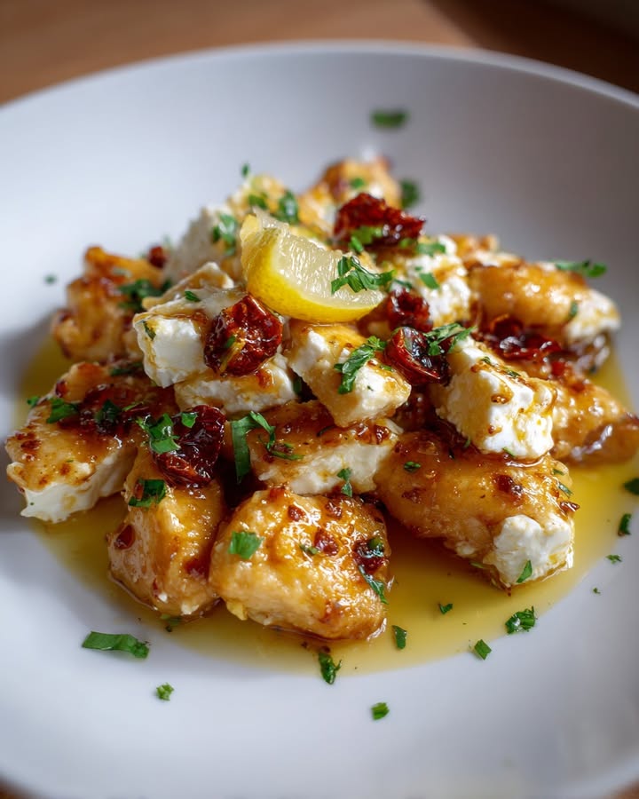 Poulet Feta Miel : Recette Savoureuse et Facile à Préparer 2 Poulet Feta Miel