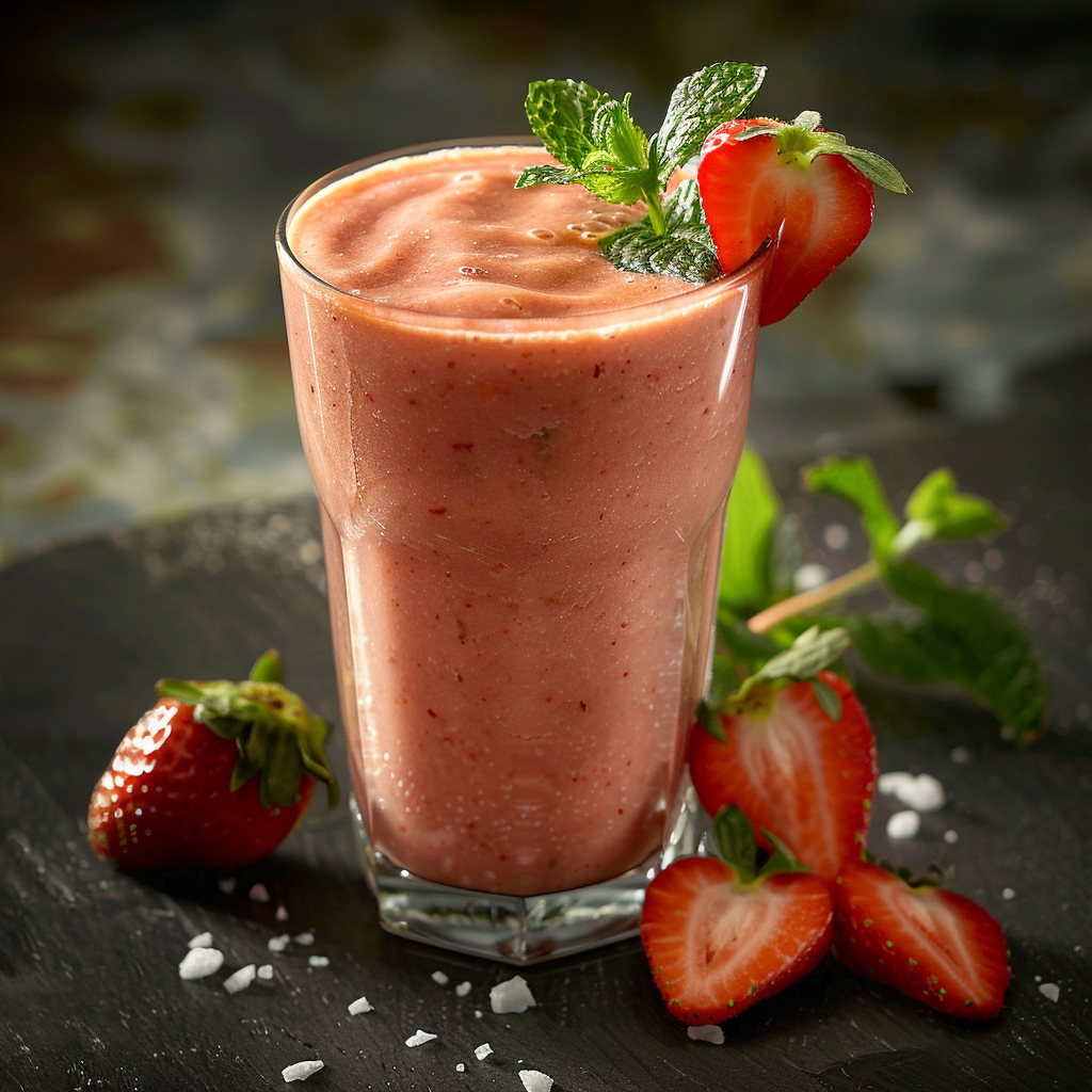 Smoothie fraise‑coco