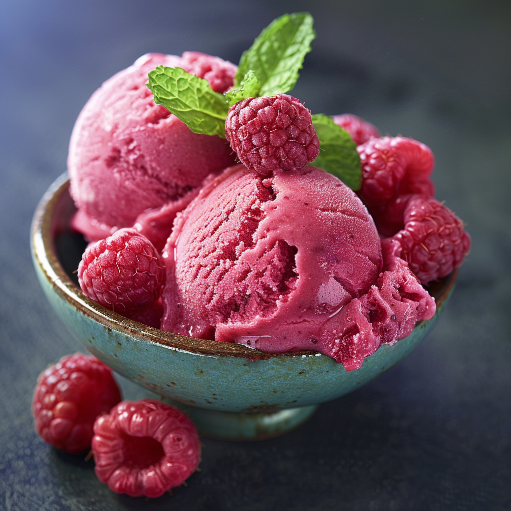 Sorbet framboise ultra léger : Recette facile et savoureuse 5 Sorbet framboise ultra léger