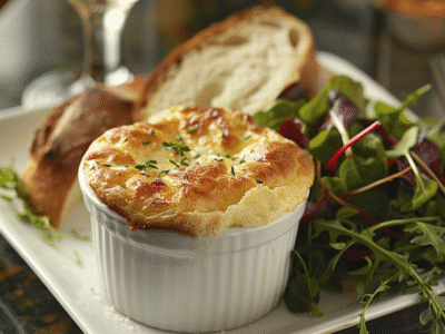 Soufflé au fromage léger et savoureux : Recette facile et rapide