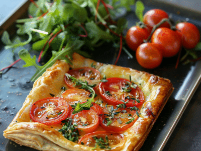 Tarte fine aux légumes d’été : Recette facile et savoureuse