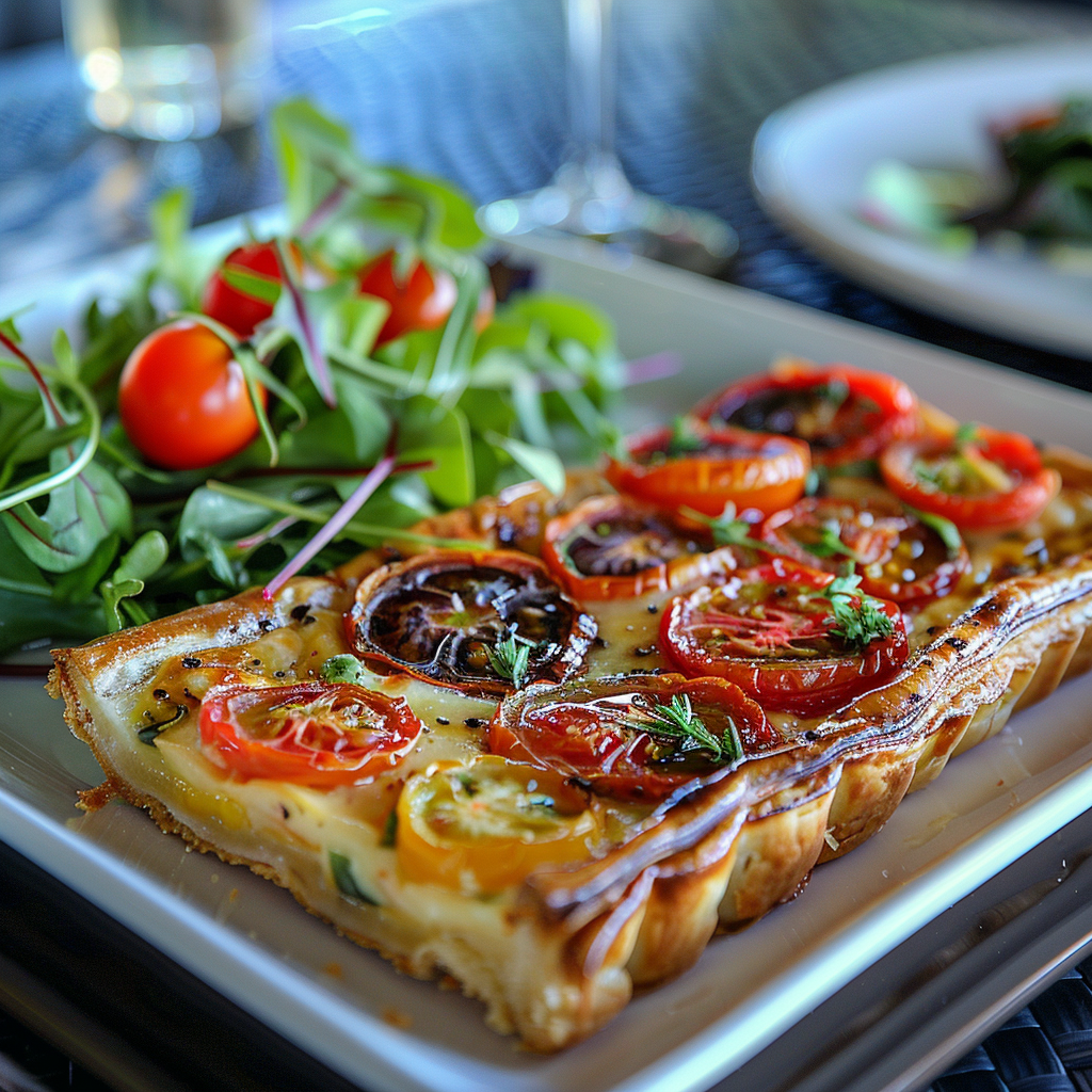Tarte fine aux légumes d’été : Recette facile et savoureuse 3 Tarte fine aux légumes d’été
