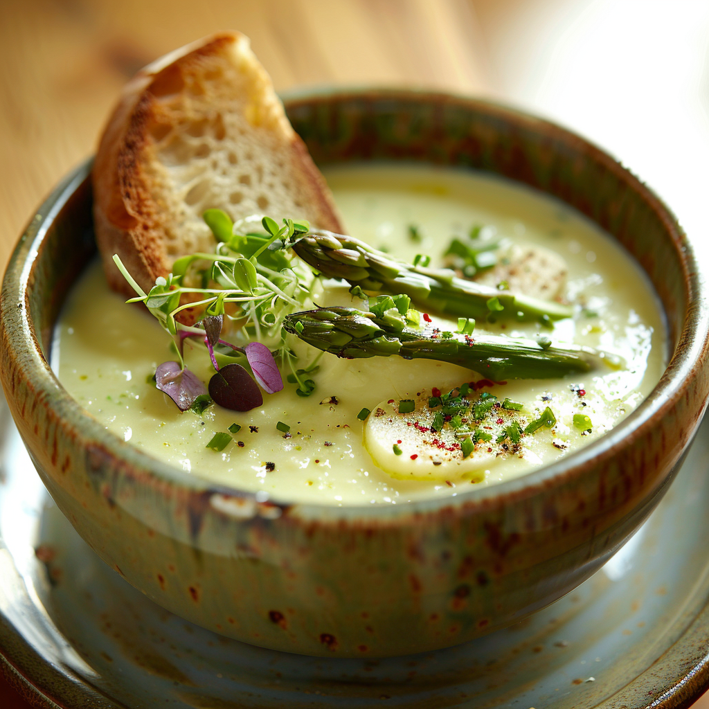 Velouté asperges vertes