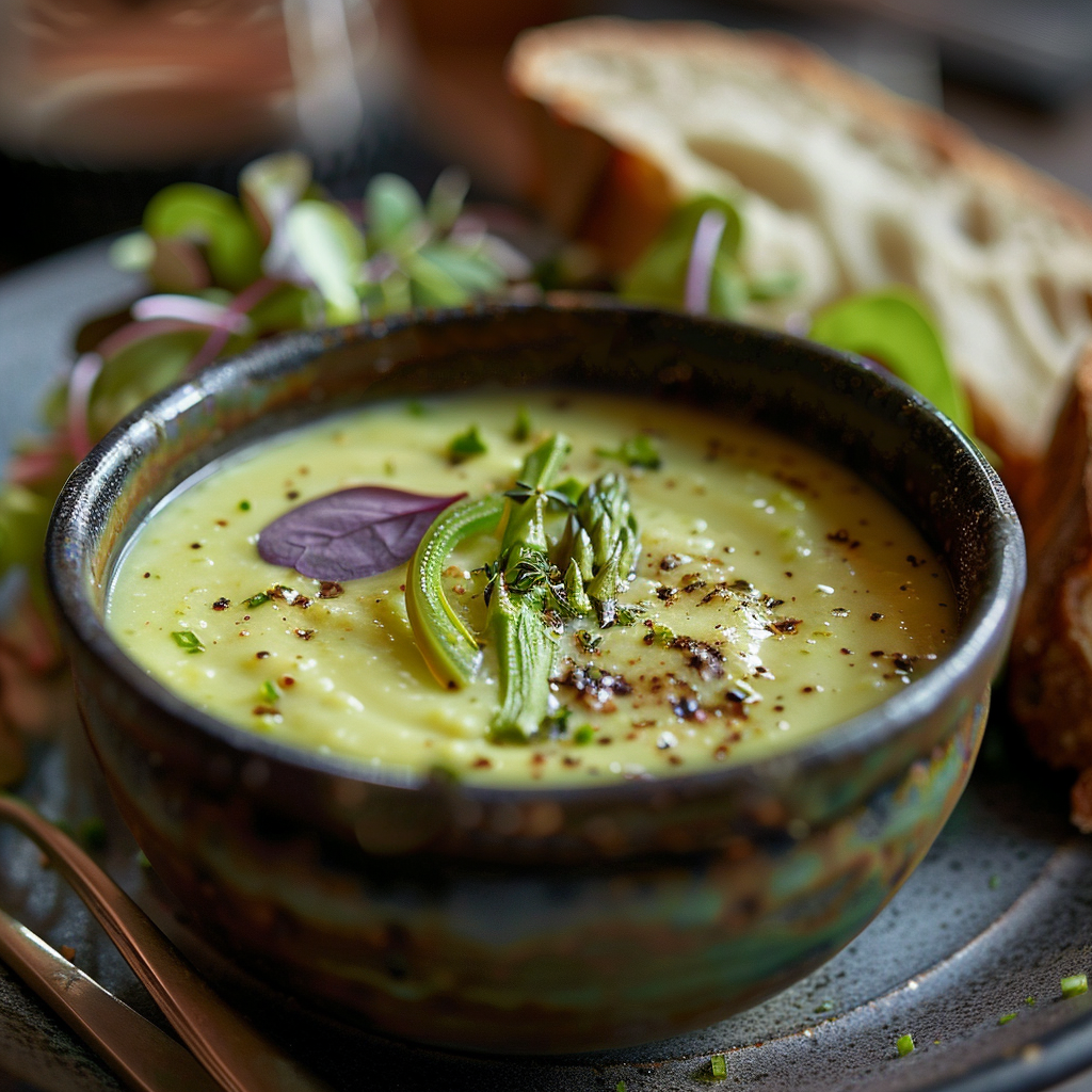 Velouté asperges vertes