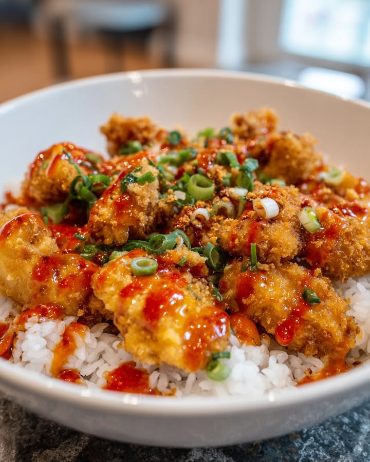 Bowl Poulet Bang Bang : Recette Facile et Savoureuse 2 Bowl Poulet Bang Bang