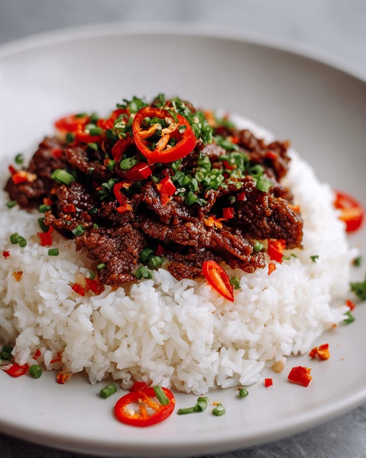 Boeuf Épicé Croustillant