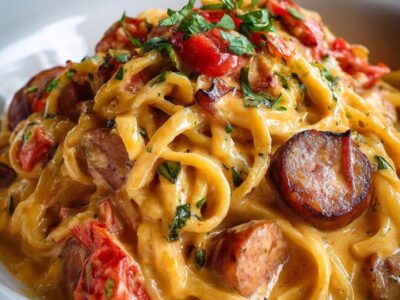 Pâtes Cajun Crémeuses : Recette Savoureuse et Facile à Préparer