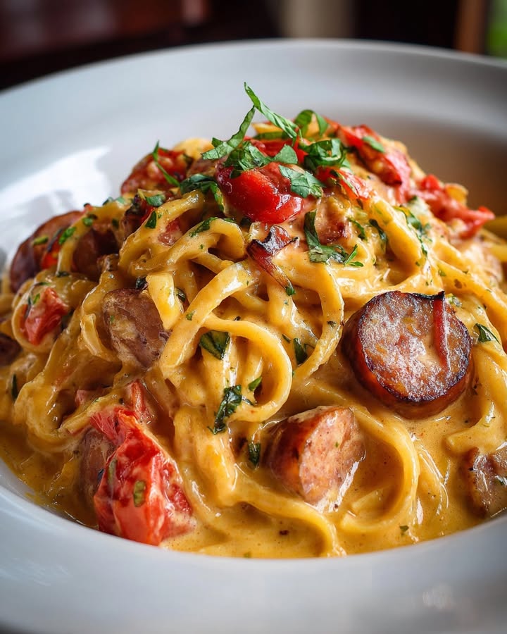 Pâtes Cajun Crémeuses