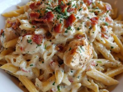 Pâtes Poulet Bacon : Recette Facile et Savoureuse