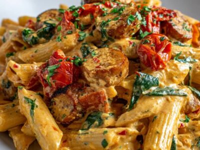 Pâtes Cajun Crémeuses : Recette Savoureuse et Facile à Préparer