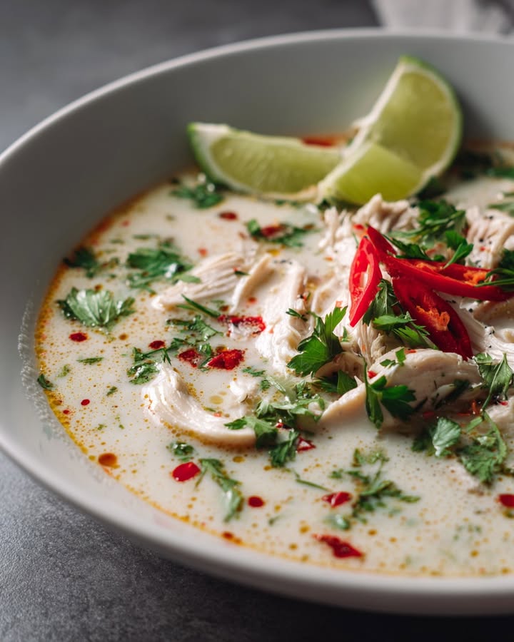 Soupe Thaïlandaise Poulet Savoureuse : Recette Facile et Authentique 2 Soupe Thaïlandaise Poulet Savoureuse