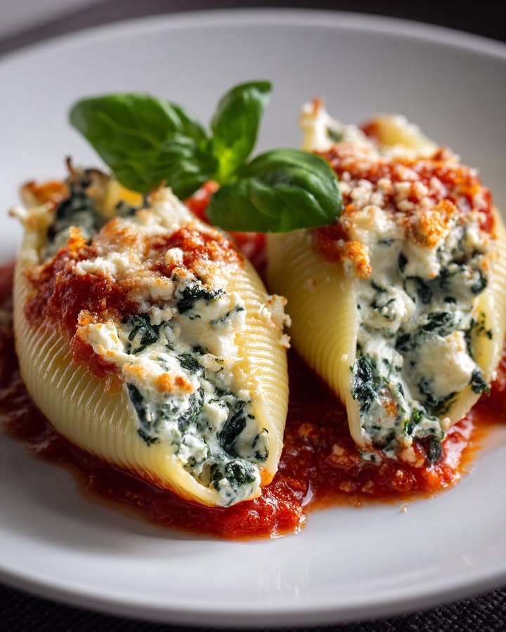 Coquilles Épinards Ricotta