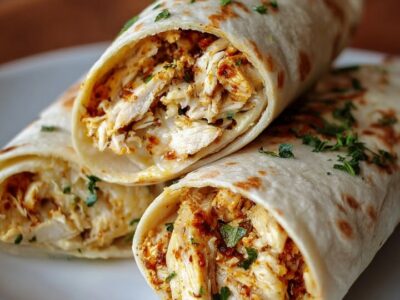 Wraps Poulet Fromage : Recette Facile et Savoureuse