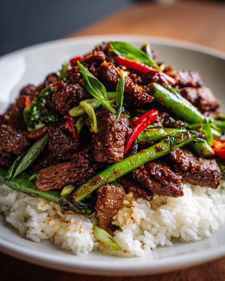 Bœuf Croustillant Épicé : Recette Savoureuse et Facile à Préparer 2 Bœuf Croustillant Épicé