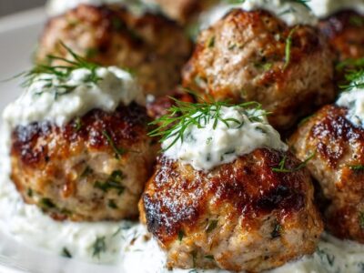 Boulettes Dinde Tzatziki : Recette Facile et Savoureuse
