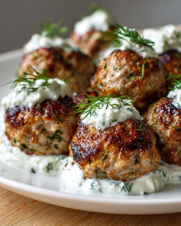 Boulettes Dinde Tzatziki : Recette Facile et Savoureuse 2 Boulettes Dinde Tzatziki