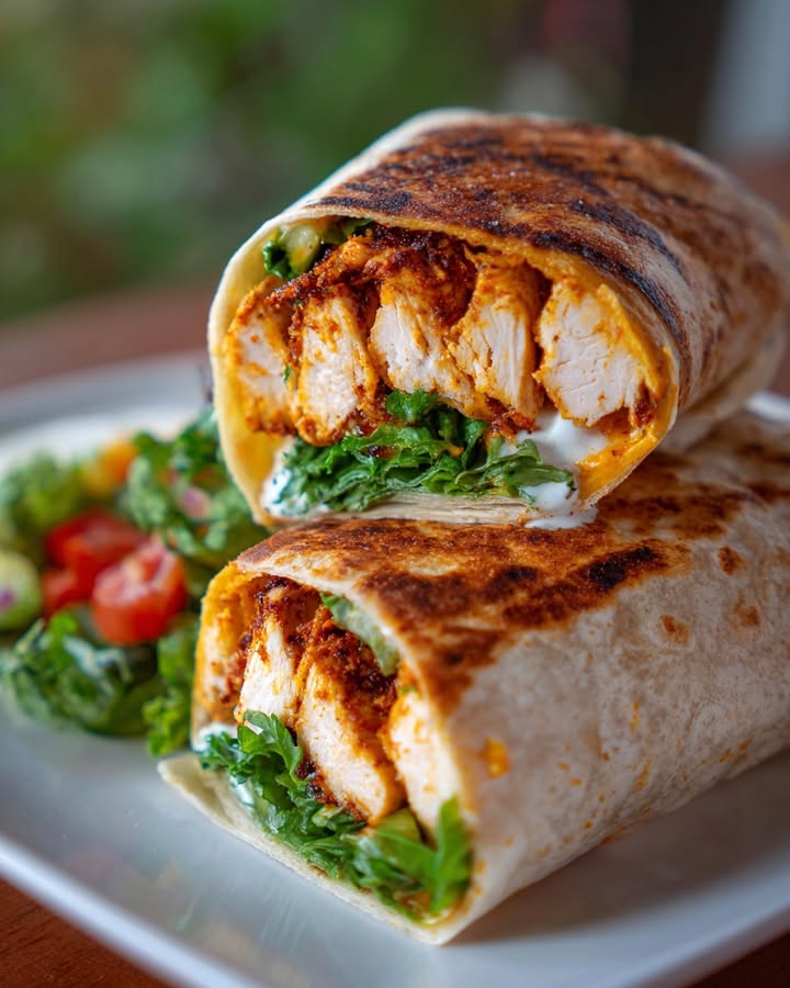 Burrito Poulet Chipotle : Recette Savoureuse et Facile à Préparer 2 Burrito Poulet Chipotle