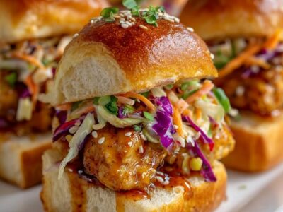Sliders Poulet Bang Bang : Recette Savoureuse et Facile à Préparer