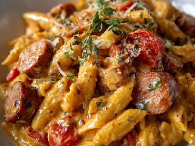Pâtes Cajun Crémeuses : Recette Facile et Savoureuse