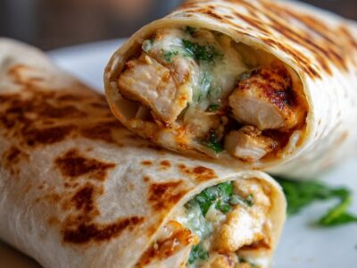 Wraps Poulet Fromage : Recette Facile et Savoureuse