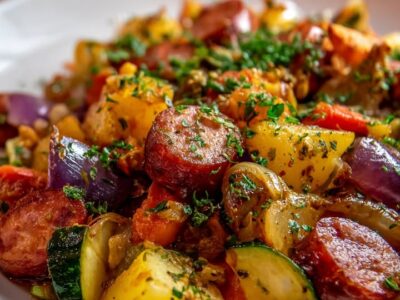 Saucisses et Légumes Mijotés : Recette Savoureuse et Facile