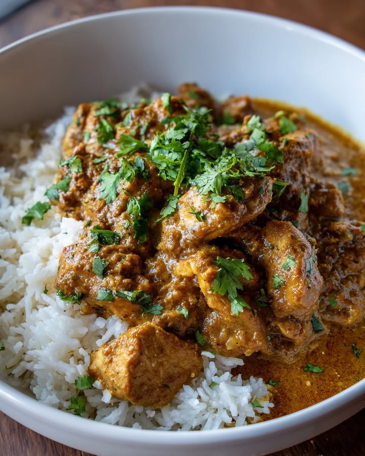 Curry Poulet Crémeux