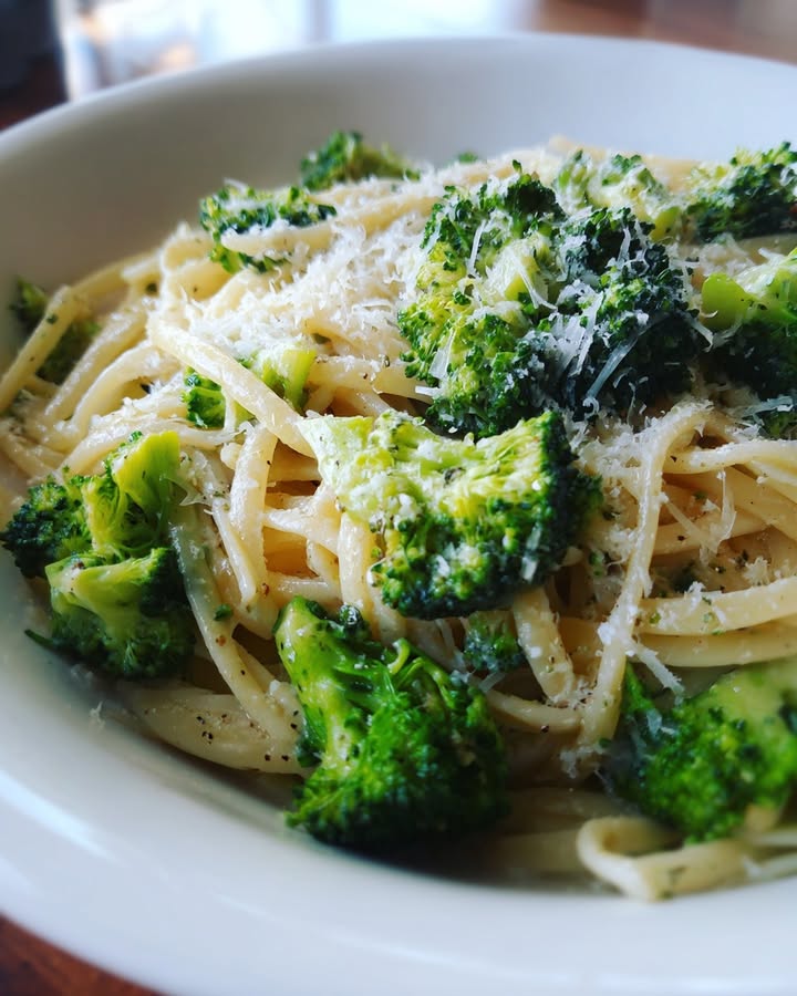 Pâtes Brocoli Crémeuses Saine