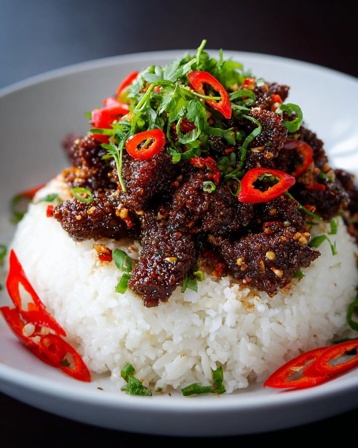 Bœuf Croustillant Épicé