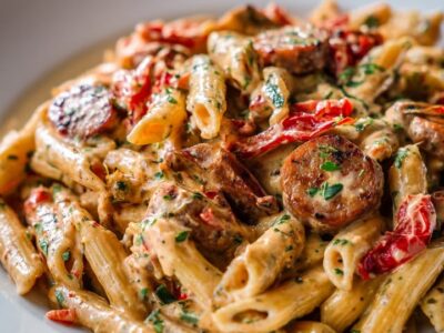 Pâtes Cajun Crémeuses : Recette Savoureuse et Facile à Préparer