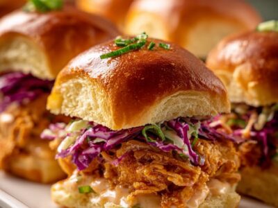 Mini Burgers Bang Bang : Recette Facile et Savoureuse