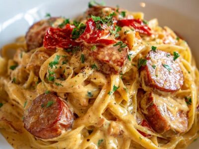 Pâtes Cajun Crémeuses : Recette Savoureuse et Facile à Préparer